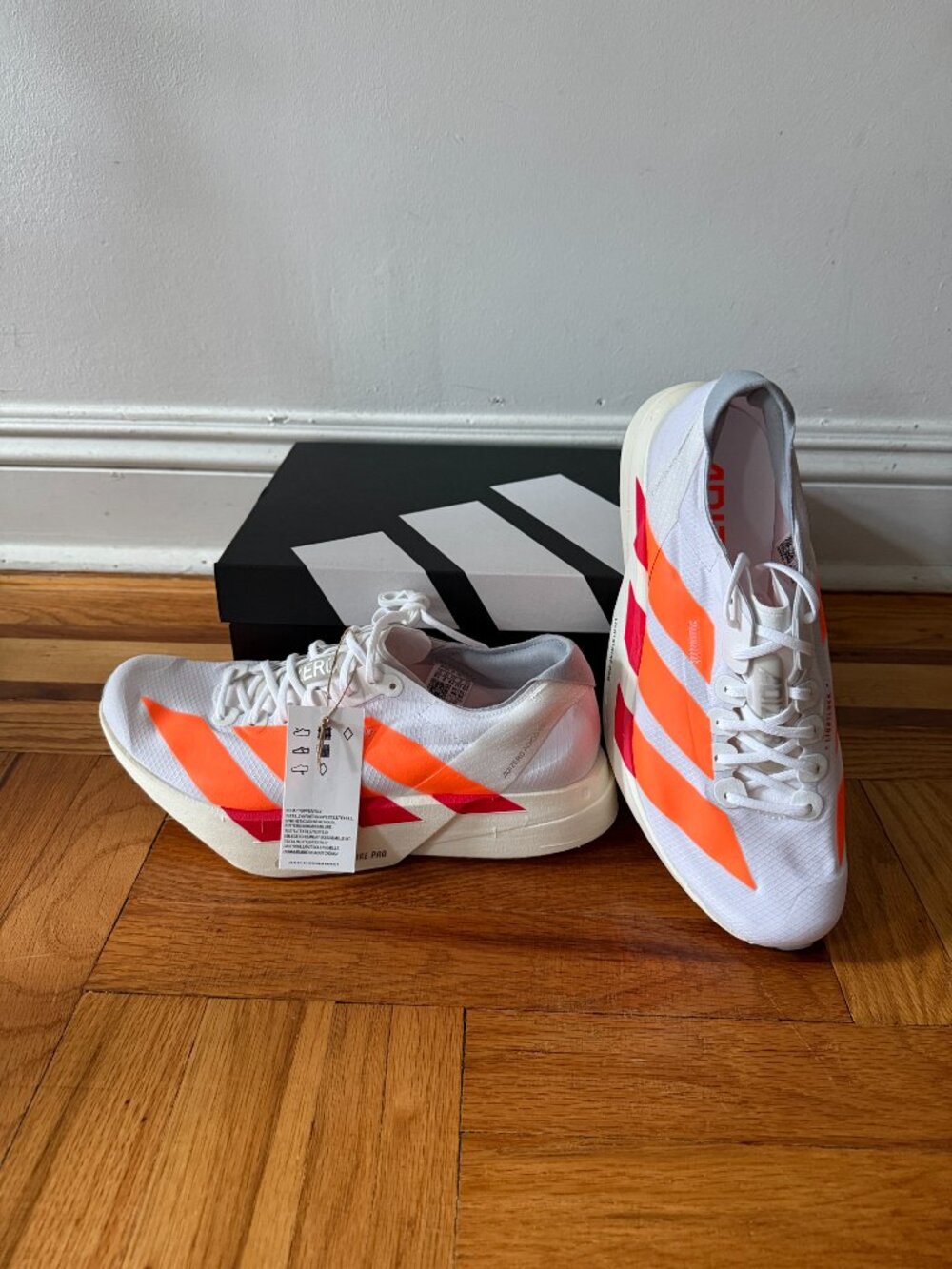 NWT Adidas Adizero Adios Pro 4 - Size 8.5 - Picture 2 of 5